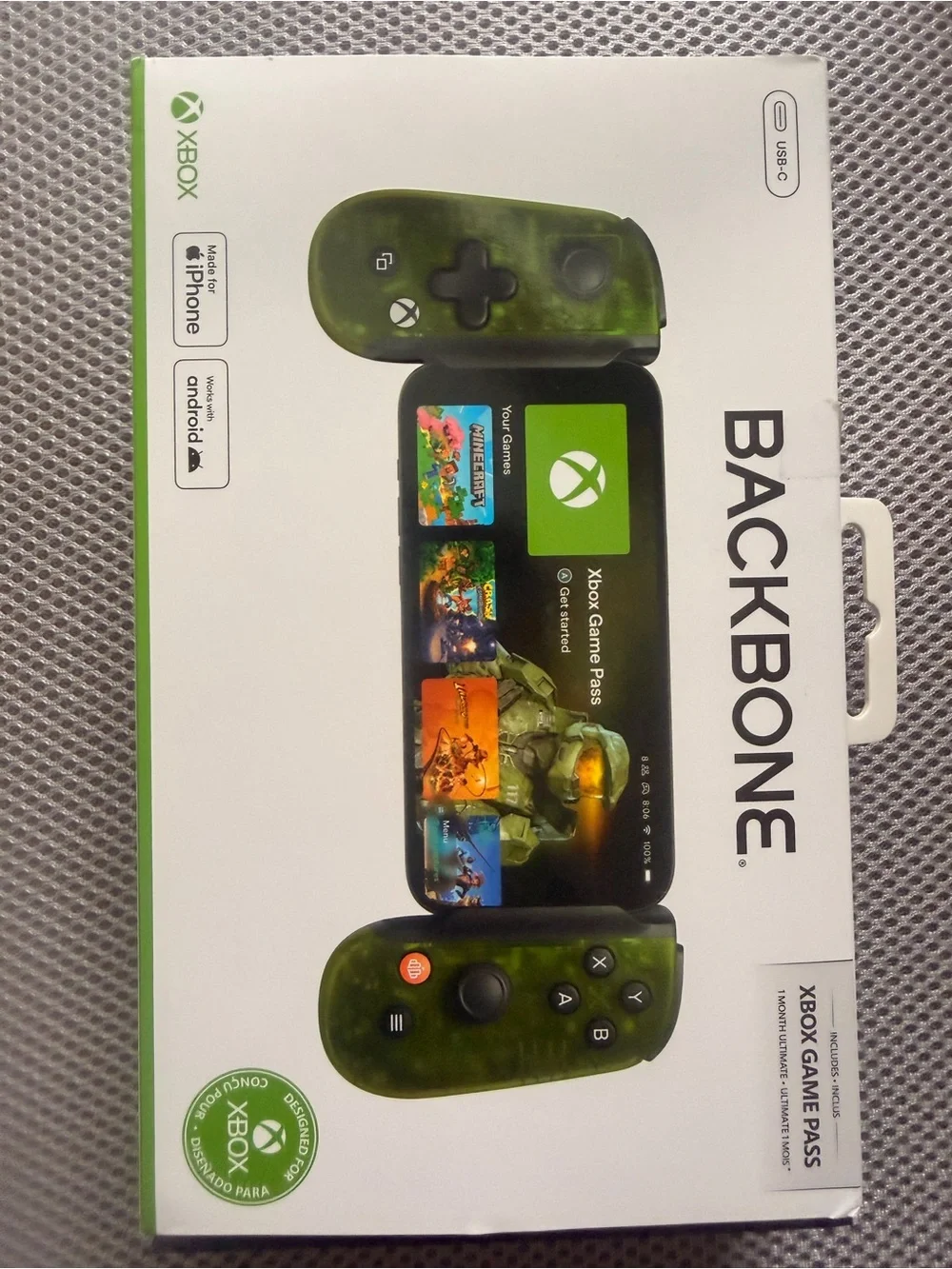 Backbone One Mobile Gaming Controller in Translucent Green